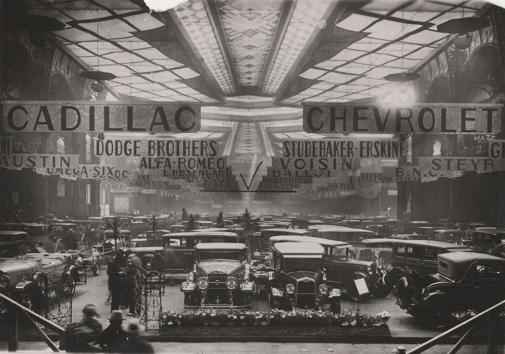 Paris Salon, October 1928, indicating American firms