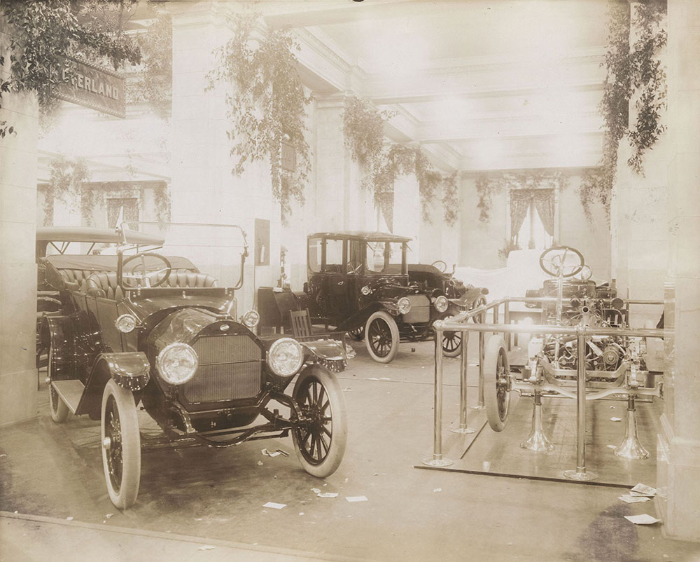 New York Auto Show 1914 Grand Central Palace Overland exhibit