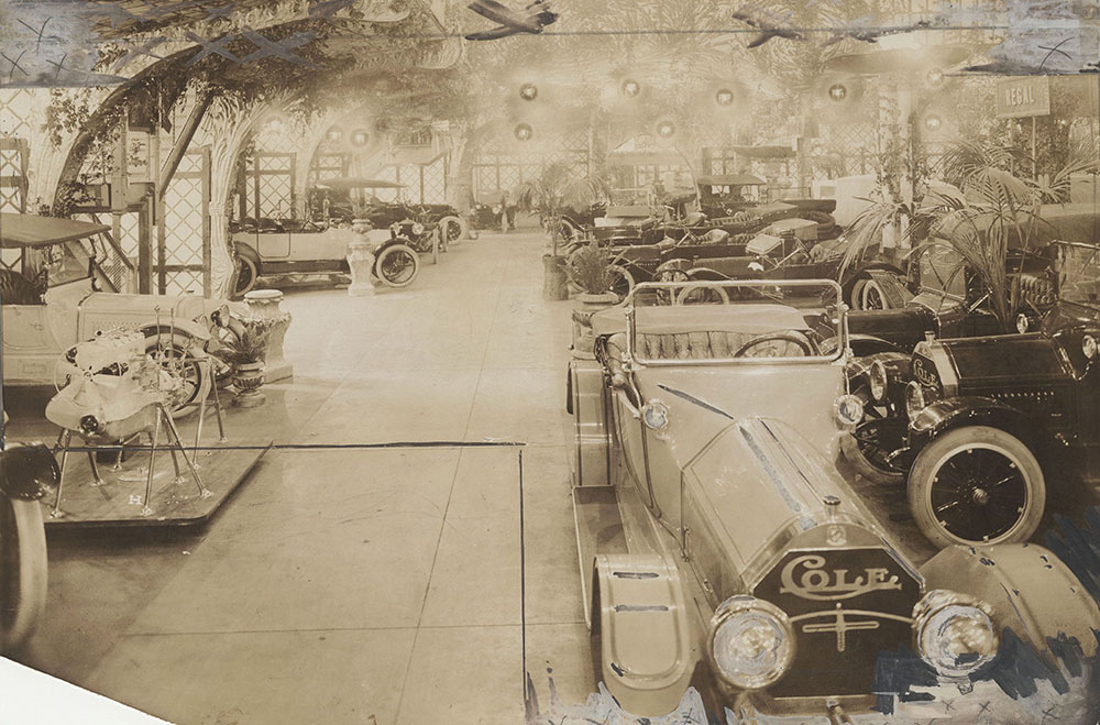 Chicago Auto Show 1914 Coliseum Cole Motor stand