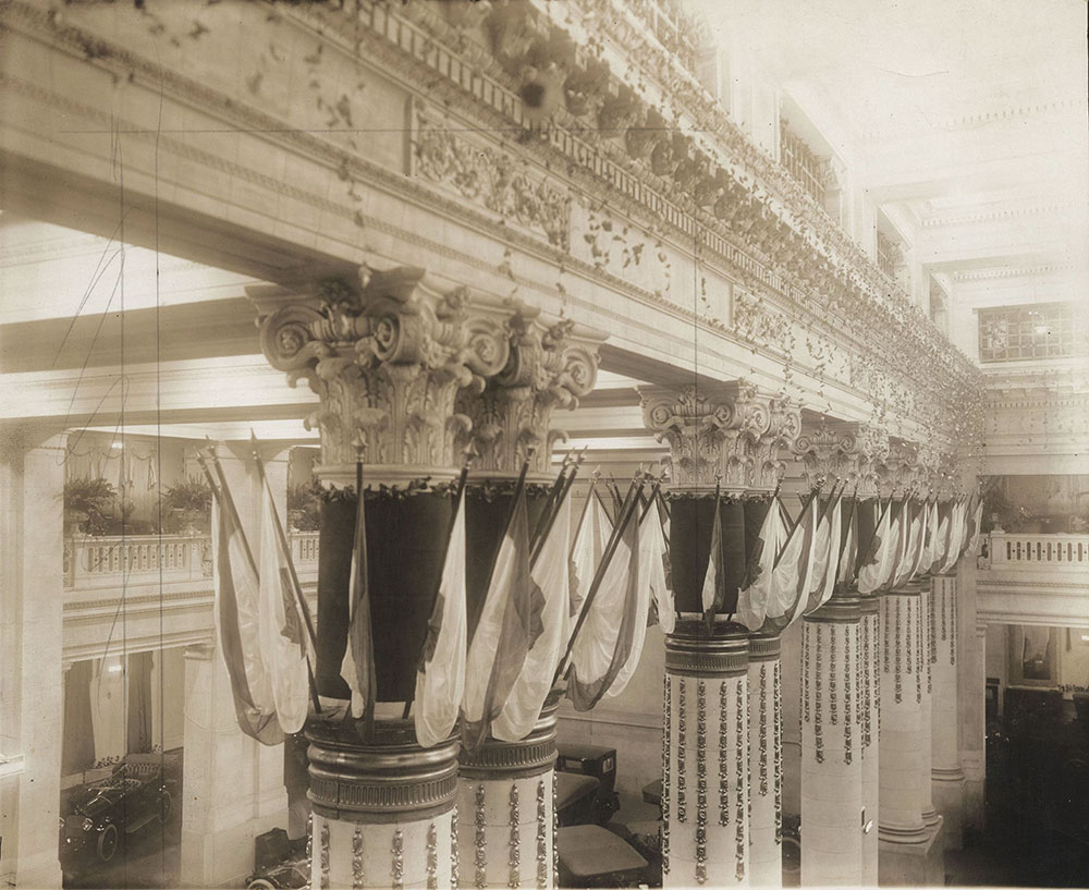 New York National Automobile Show 1915 Grand Central Palace decorations