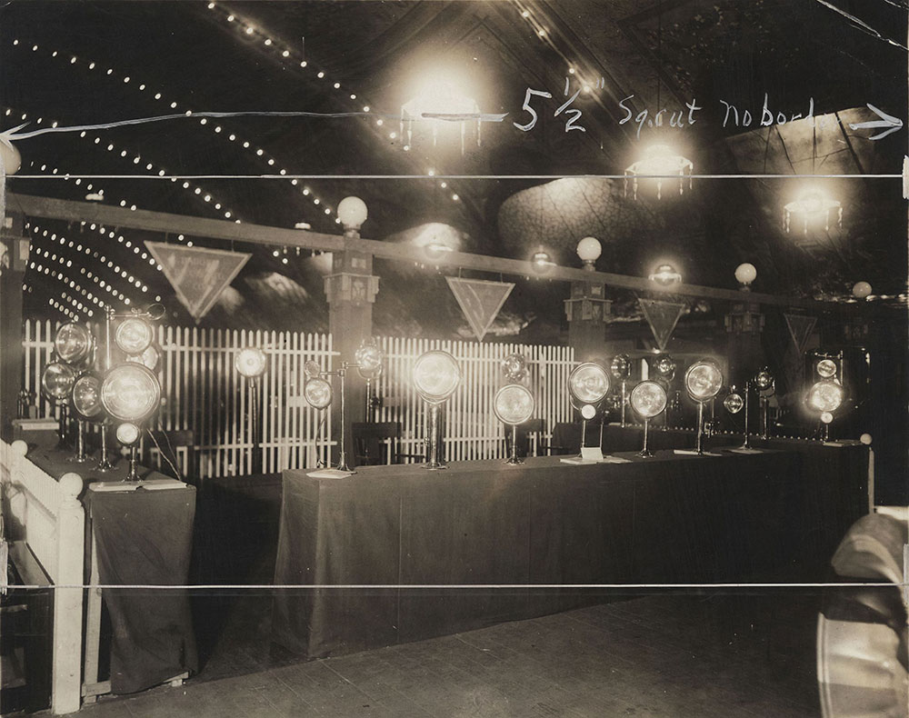 Chicago Automobile Show 1917 accessory stand