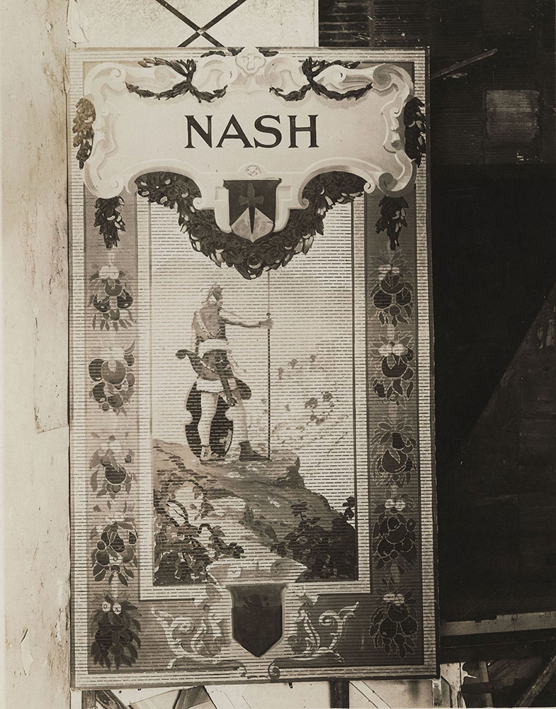 New York Automobile Show 1918 Grand Central Palace decorative panel: Nash