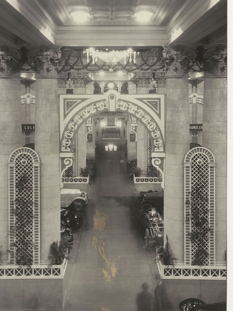 New York Motor Car Show 1921 Grand Central Palace main aisle
