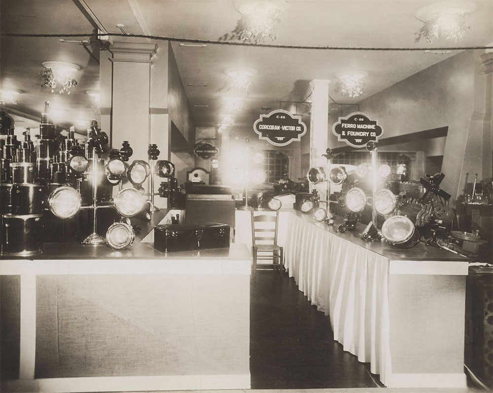 New York Auto Show 1922 accessories Corcoran-Victor