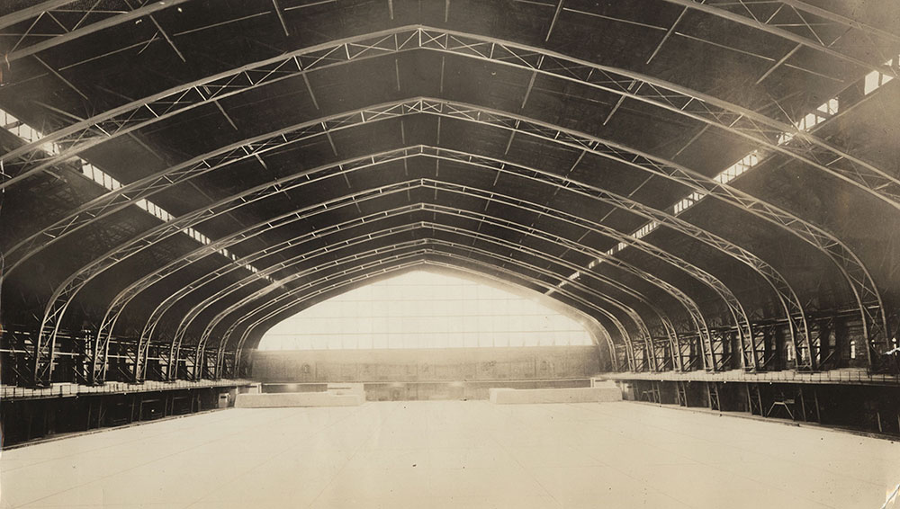 New York National Automobile Show 1924 Armory interior