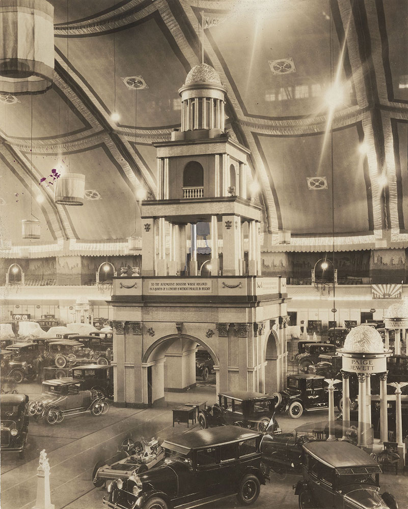New York Auto Show 1925 Bronx Armory Silver Tower