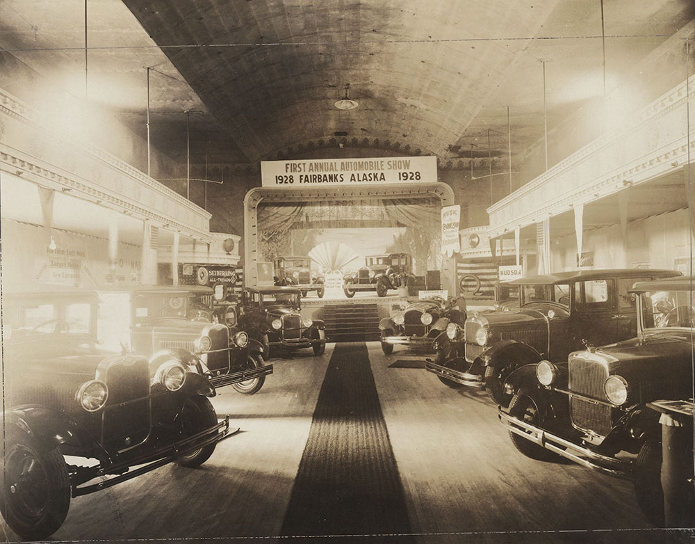 Fairbanks Alaska 1928 First Annual Automobile Show