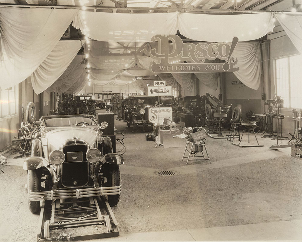Cleveland Car Show 1929 Pennsylvania Rubber & Supply Co. Shop Equipment Exhibit