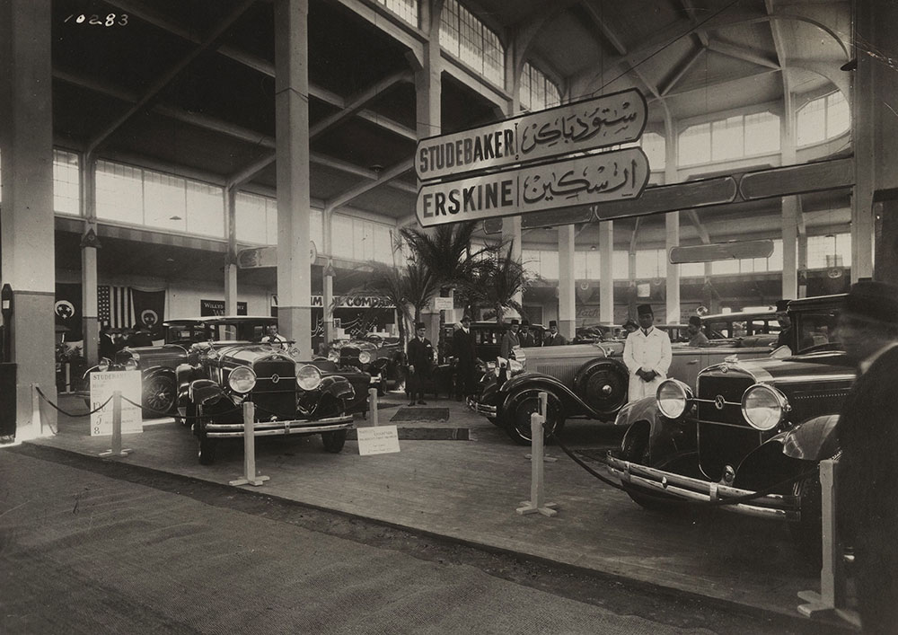 Cairo, Egypt Automobile Show 1929: Studebaker President Eight