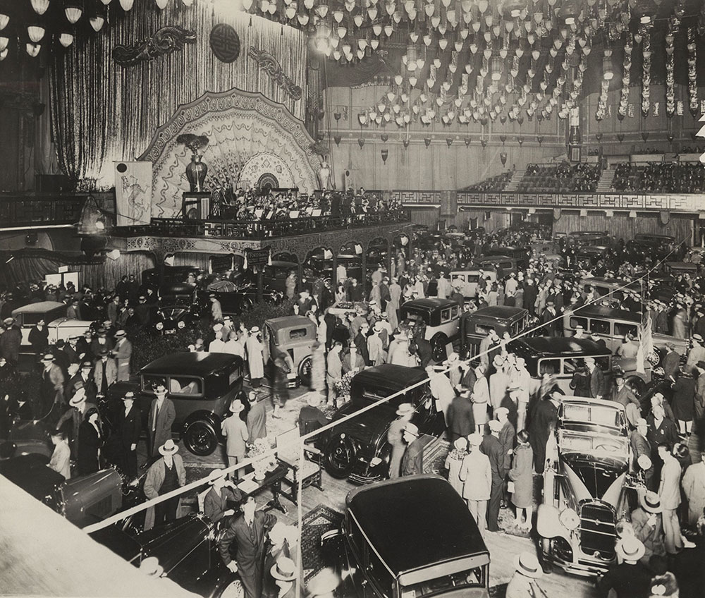 San Francisco Auto Show 1929 Civic Auditorium general view