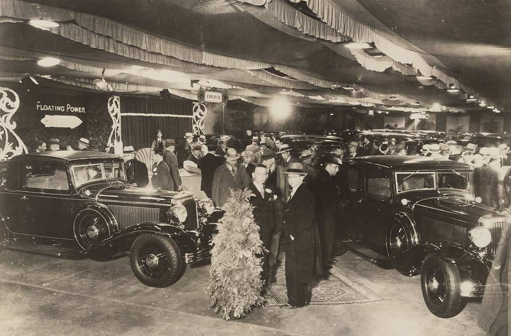 Detroit Auto Show 1932 Chrysler Exhibit