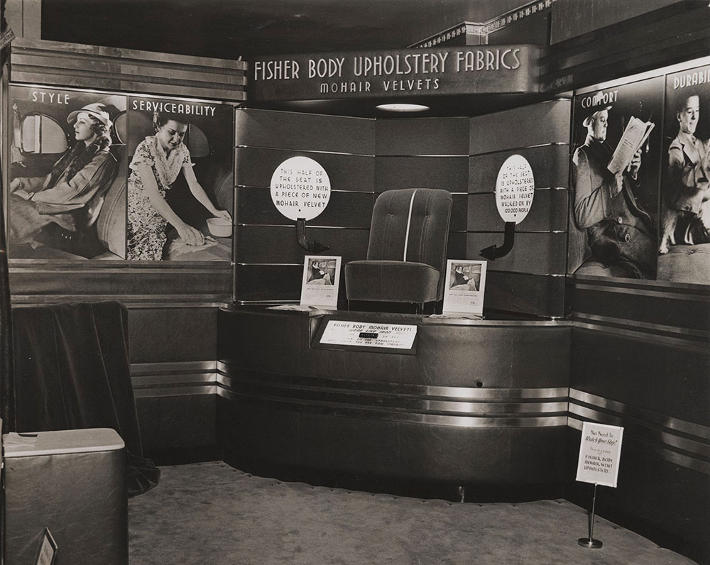 General Motors Show 1935 Waldorf-Astoria:  Fisher Body Upholstery Fabrics