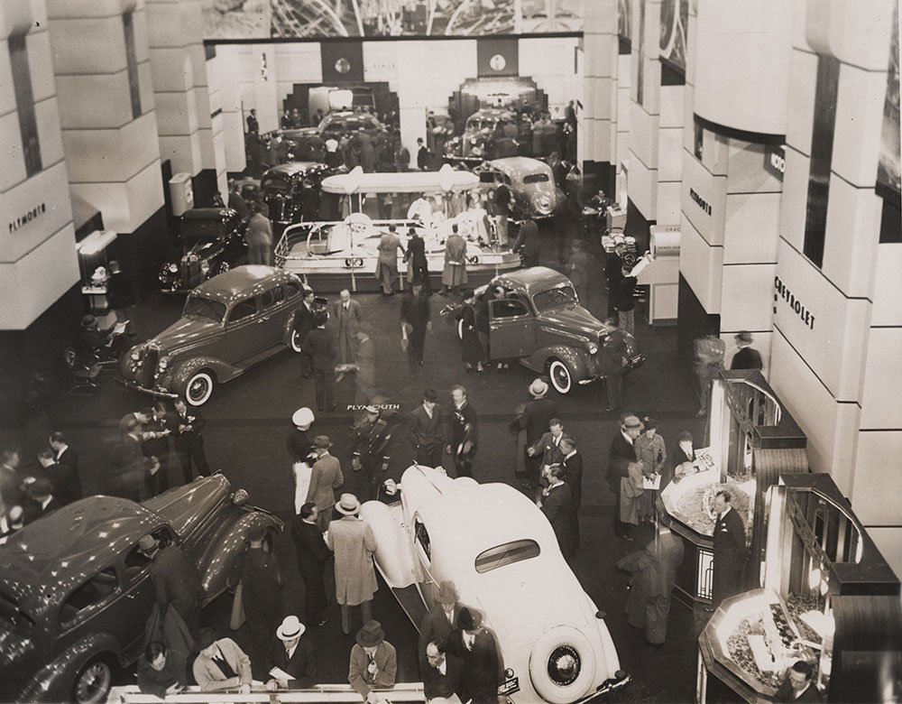 New York Auto Show November 1935 Grand Central Palace Chevrolet, Plymouth