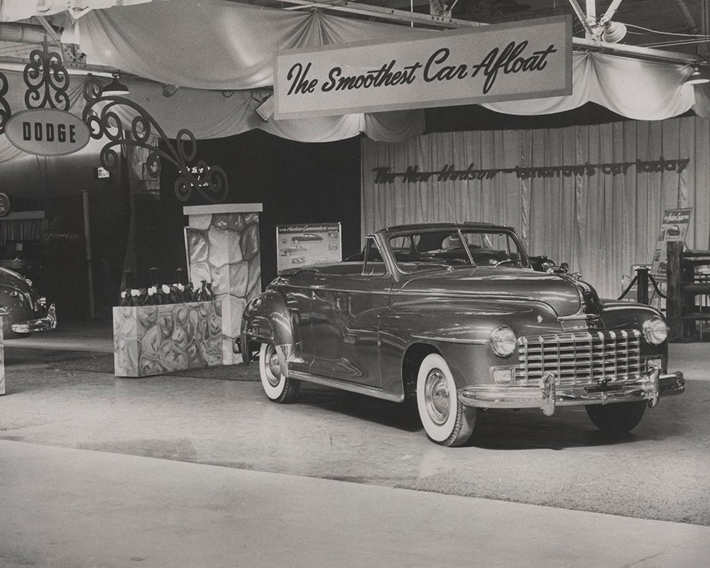Detroit Travel Show 1948 Dodge convertible