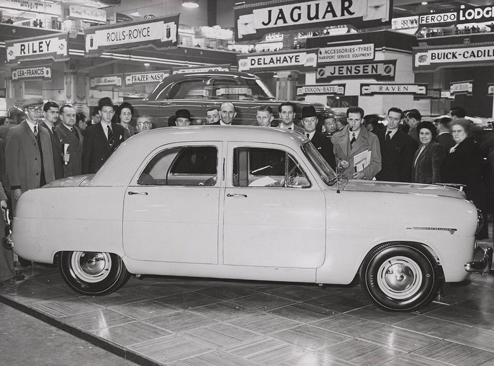 London Motor Show 1950 Earls Court: Ford Zephyr