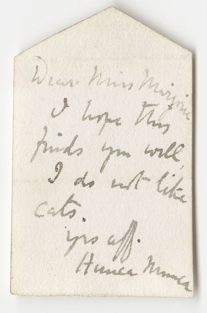 Miniature letter to Marjorie Moller from 