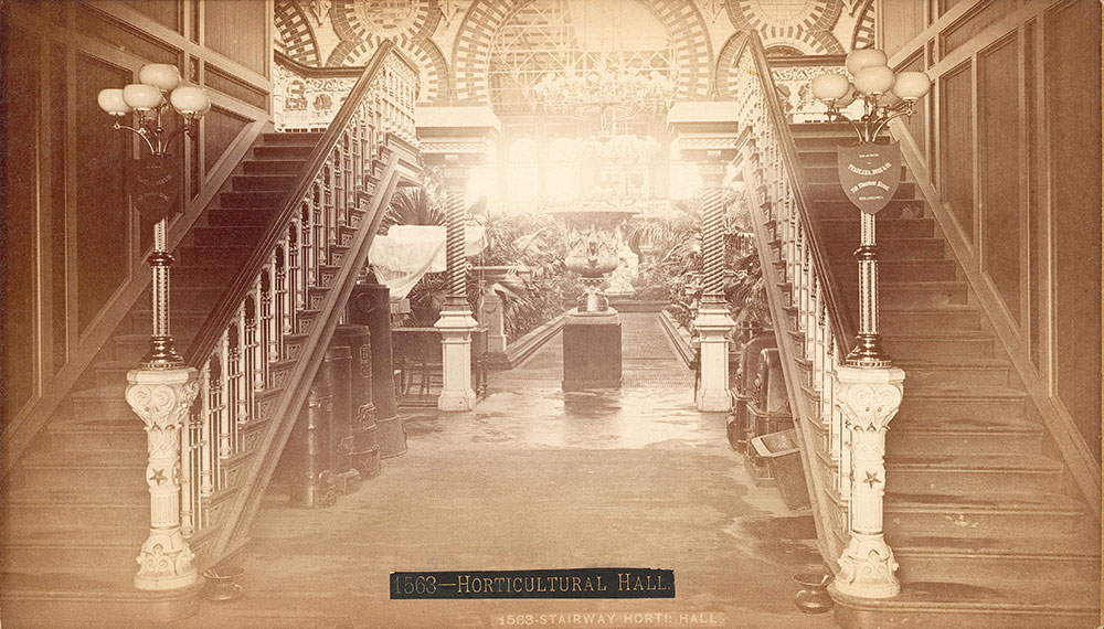 Stairway, Horticultural Hall -- for 