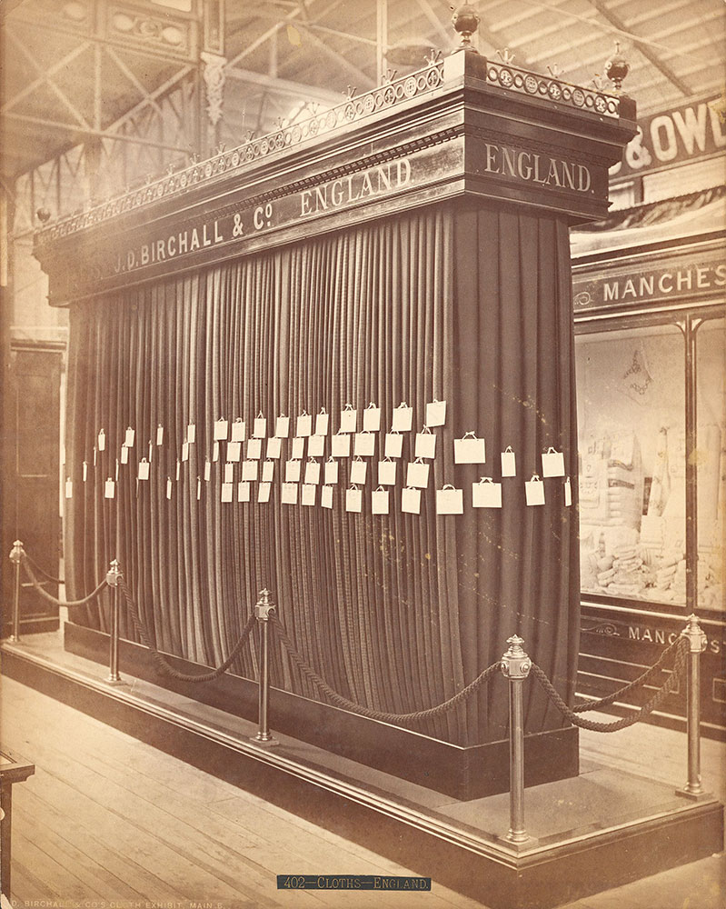 J.D. Birchall & Co.'s cloth exhibit