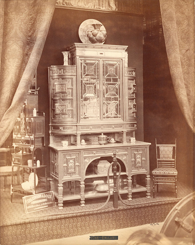 Collinson & Lock's furniture exhibit