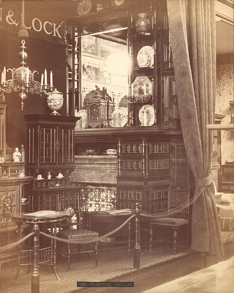 Collinson & Lock's furniture exhibit