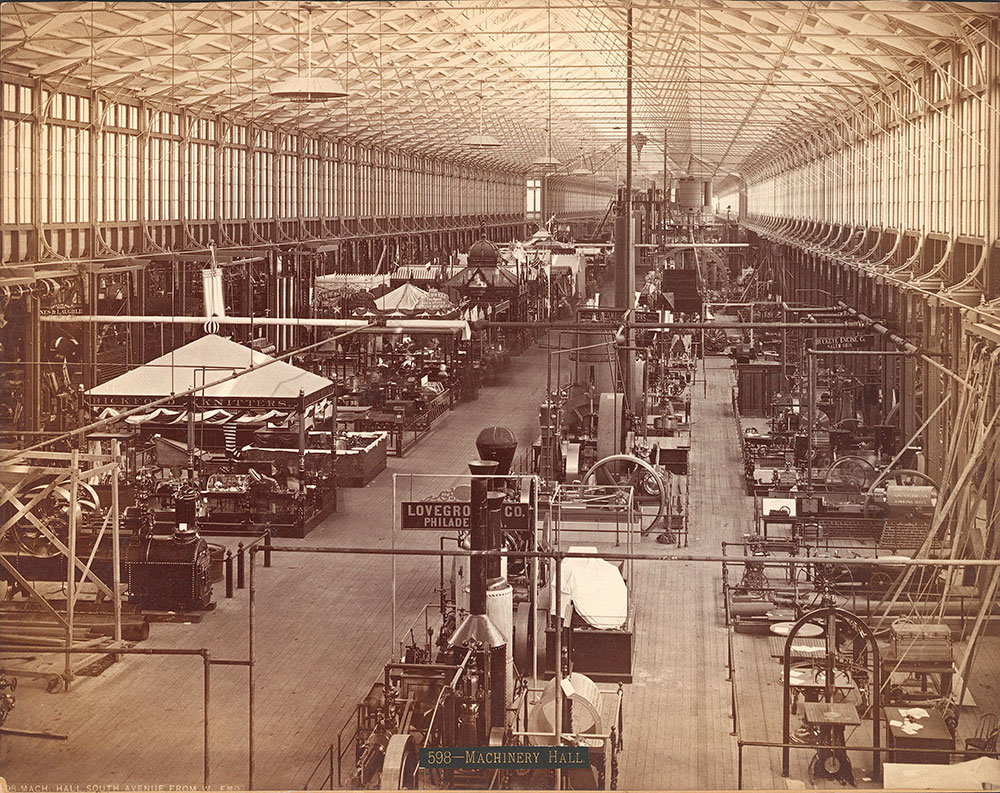Machinery Hall-South Avenue from west end