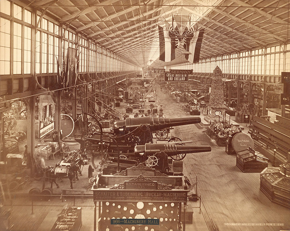Machinery Hall-South Avenue from east end