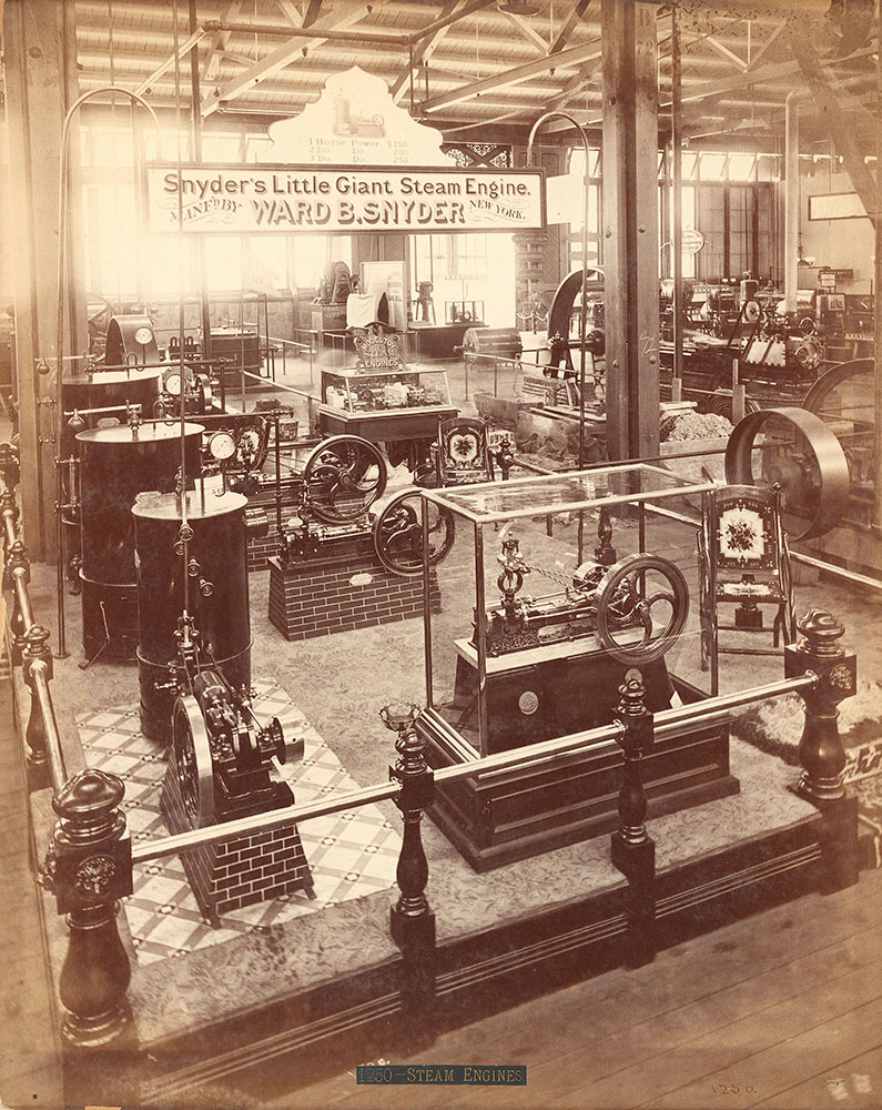 Ward B. Snyder's exhibit-Machinery Hall