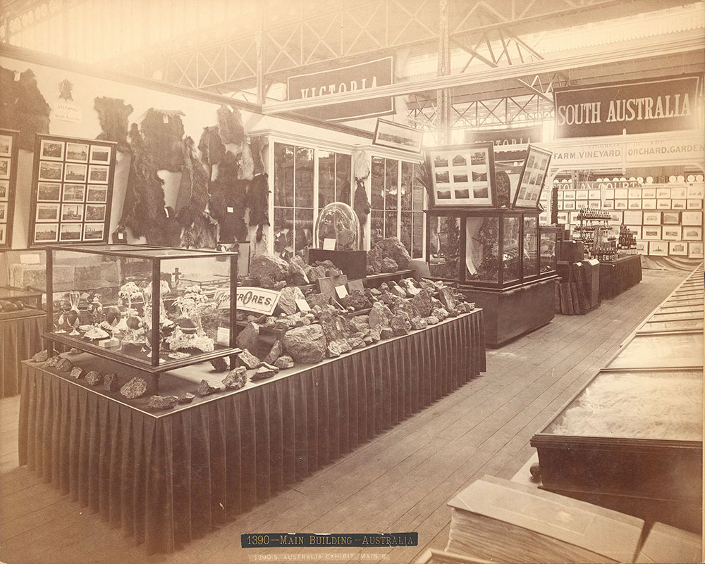 South Australian exhibit--Main Building