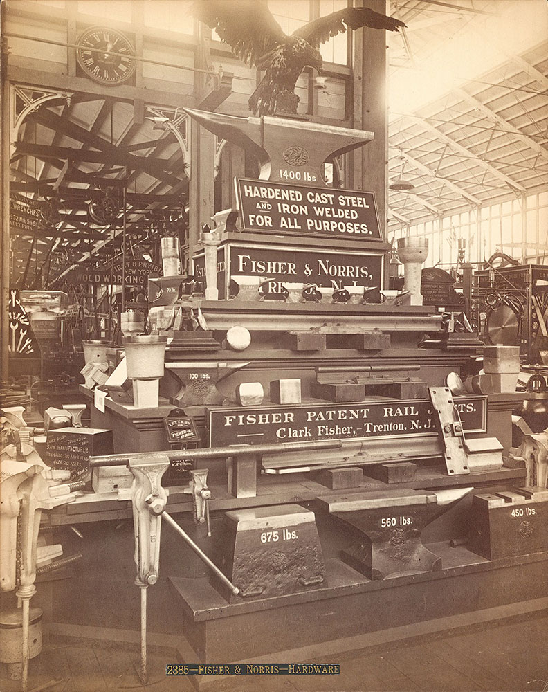 Fisher & Morris' [sic] exhibit-Machinery Hall