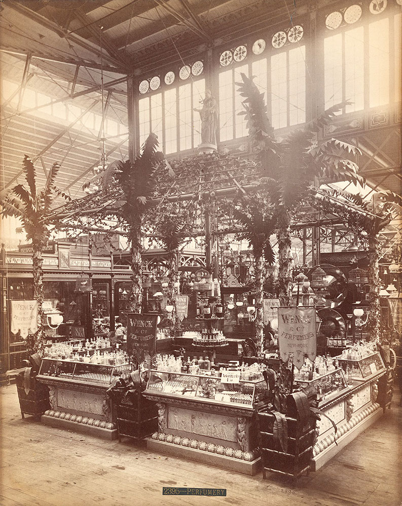 Wenck & Co.'s perfumery stand-Main Building