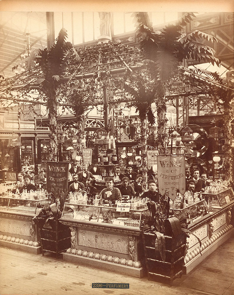 Wenck & Co.'s perfumery stand-Main Building