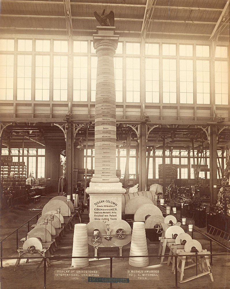 Grindstone exhibit-Machinery Hall