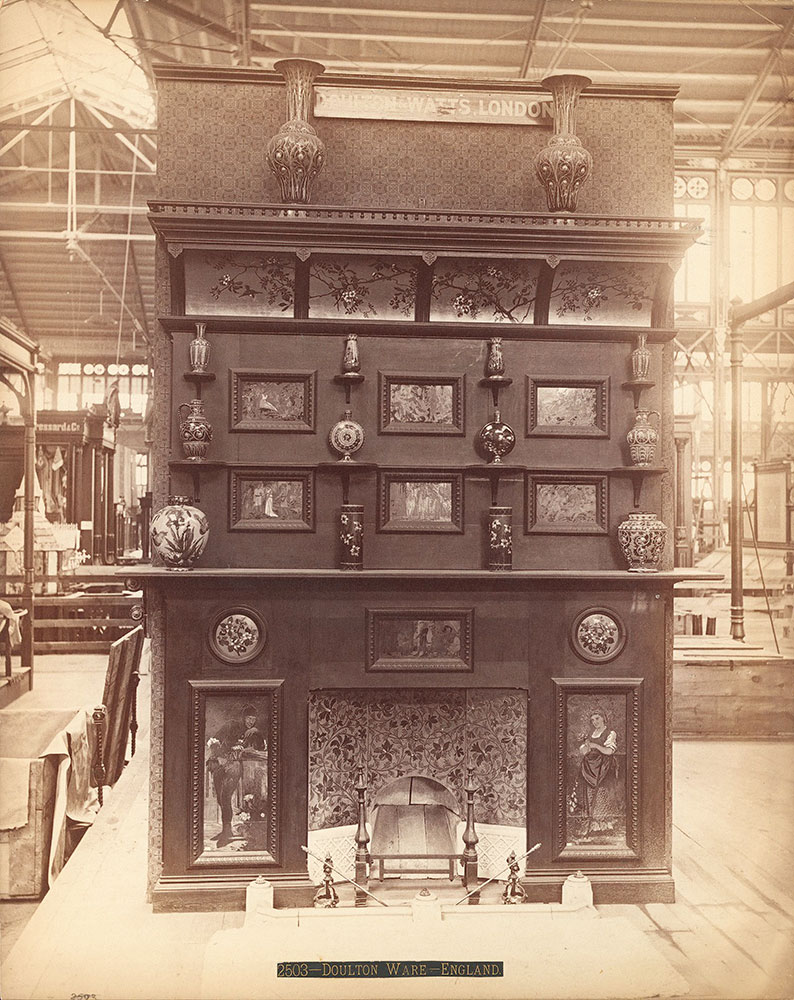 Doulton oak mantel-Main Building