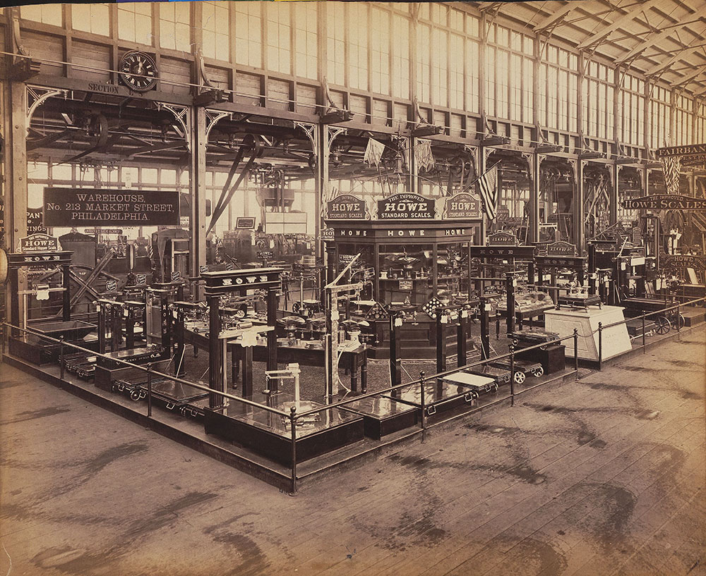 Howe Scale Co.'s exhibit-Machinery Hall
