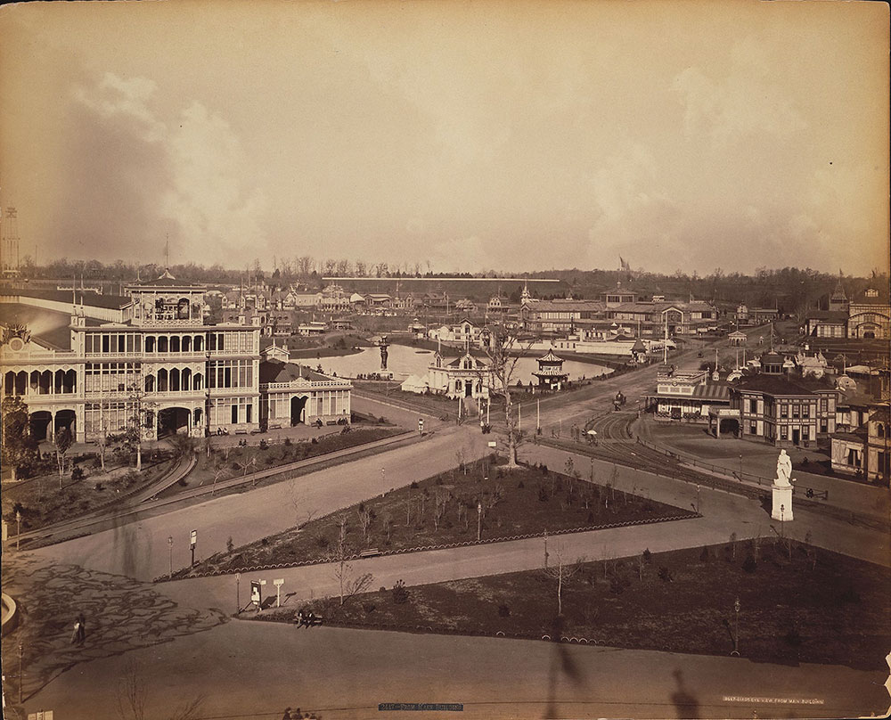 Bird's-eye view from Main Building