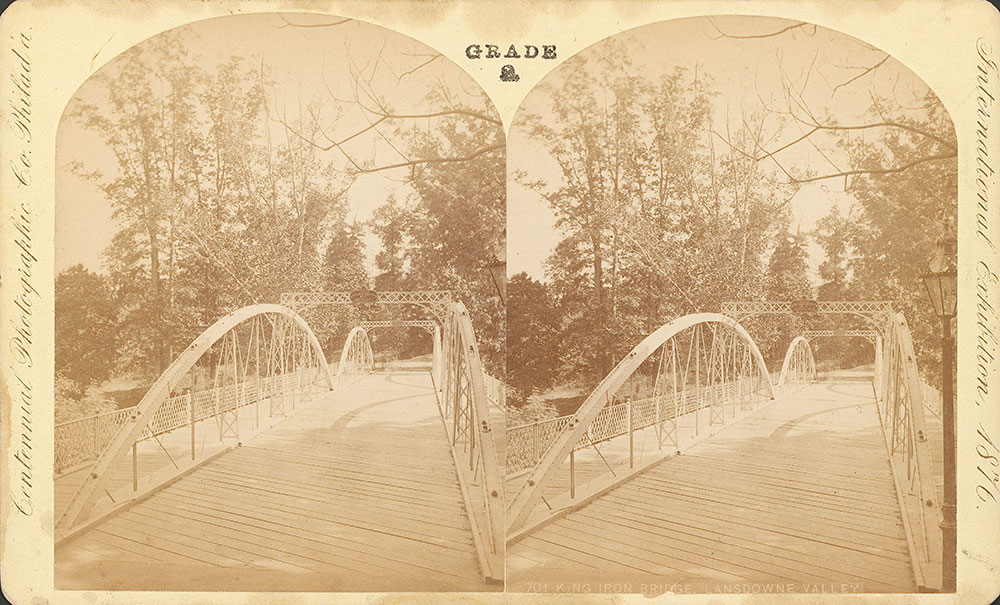 Iron bridge crossing Lansdowne Valley