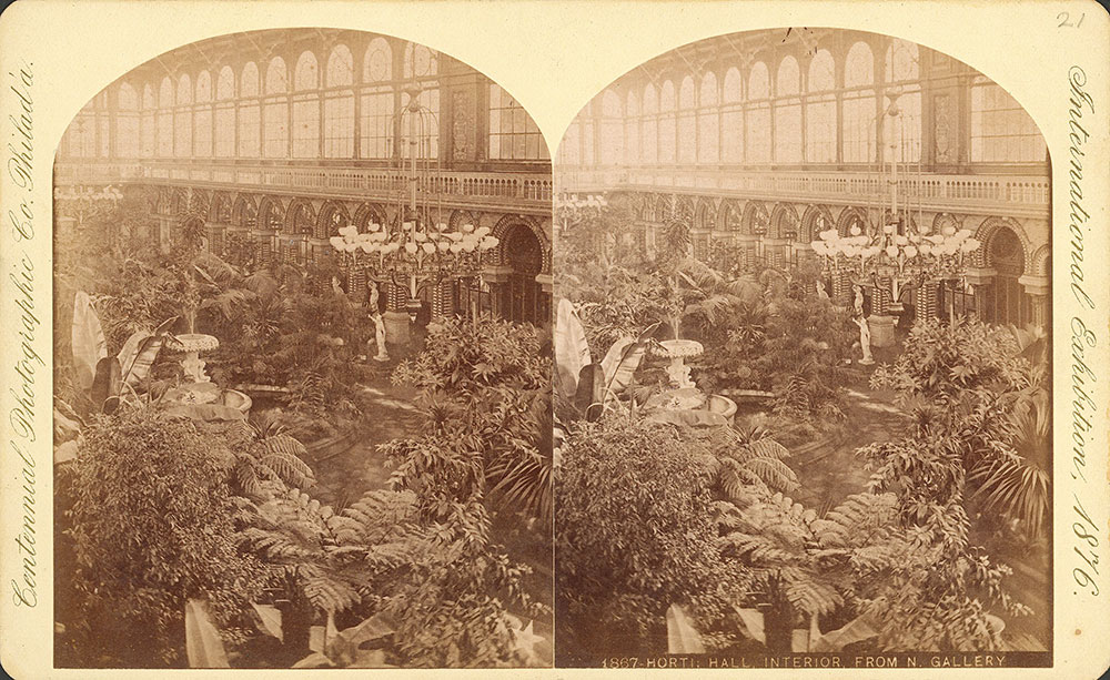 Horticultural Hall, interior from north gallery