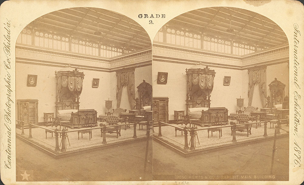 Herts & Co.'s furniture exhibit-Main Building