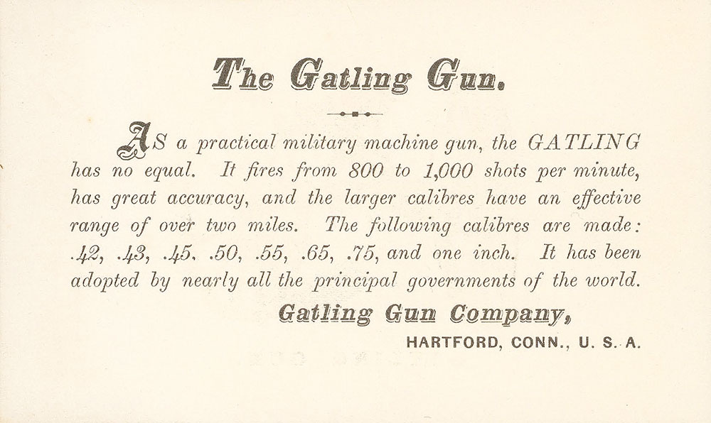 Gatling gun