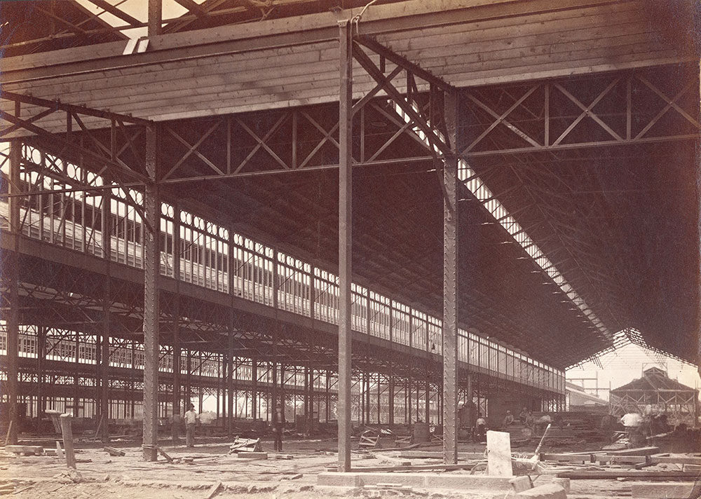 Main Exhibition Building construction