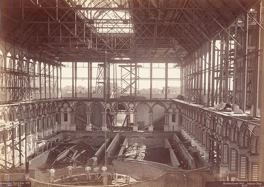 Horticultural Hall, interior view