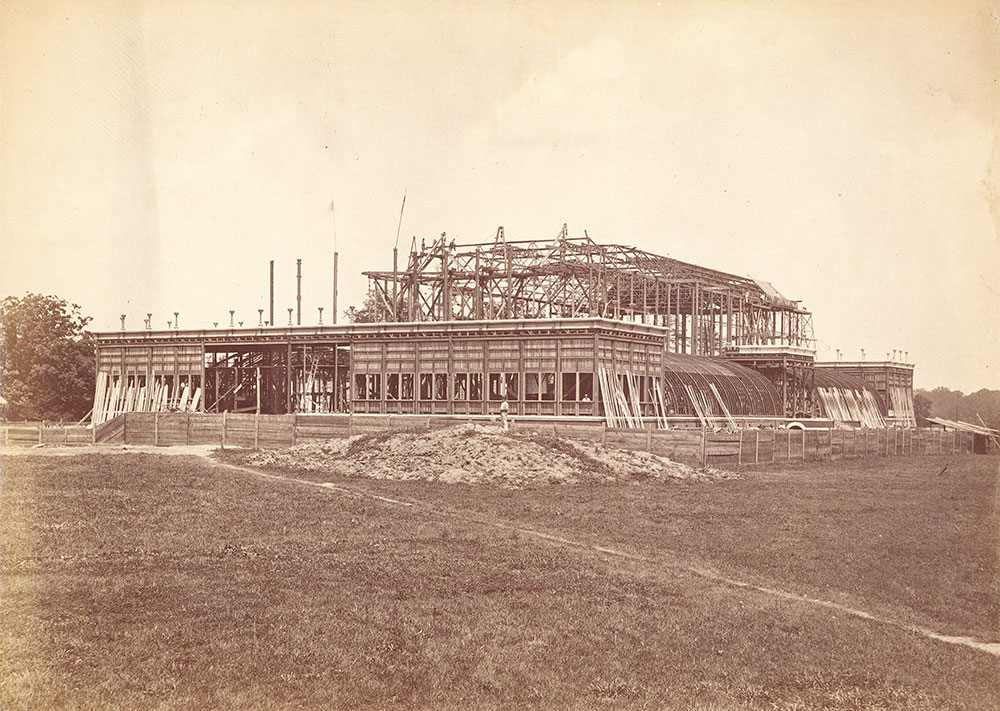 Horticultural Hall construction