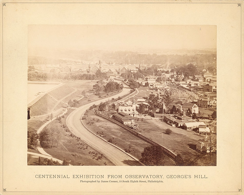 Centennial Exhibition from Observatory, George's..