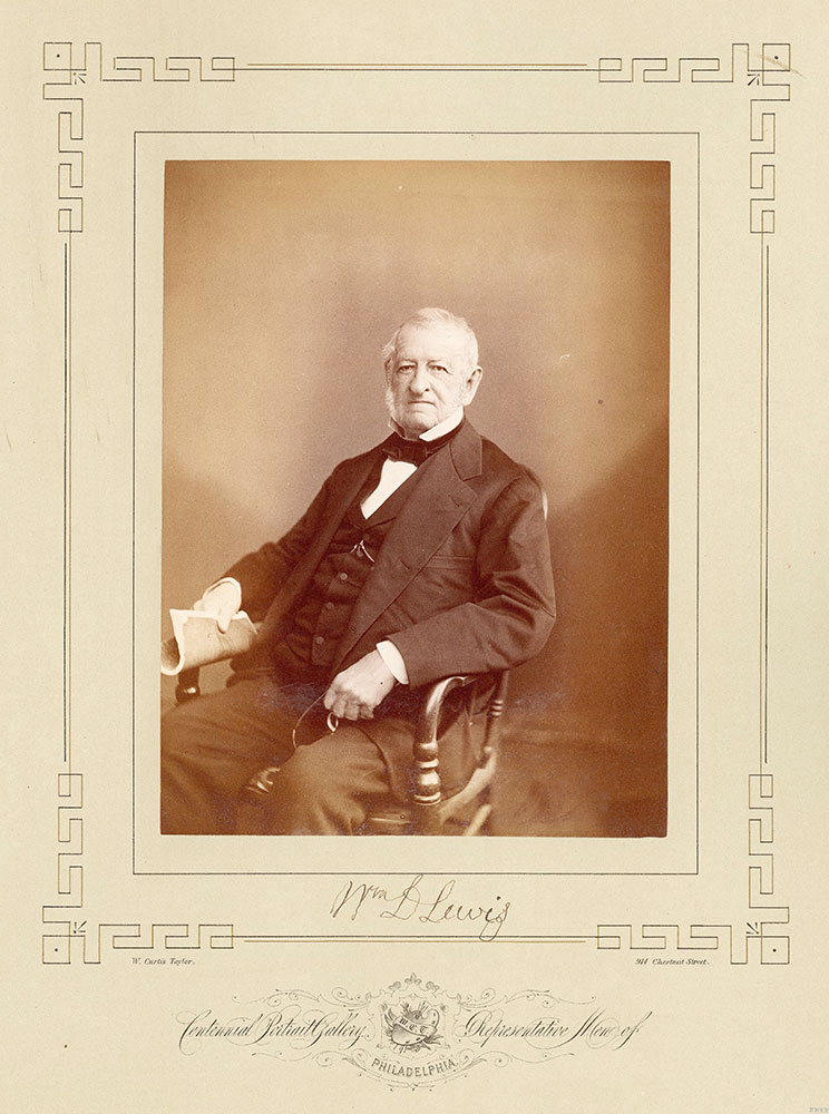 Portrait of William David Lewis