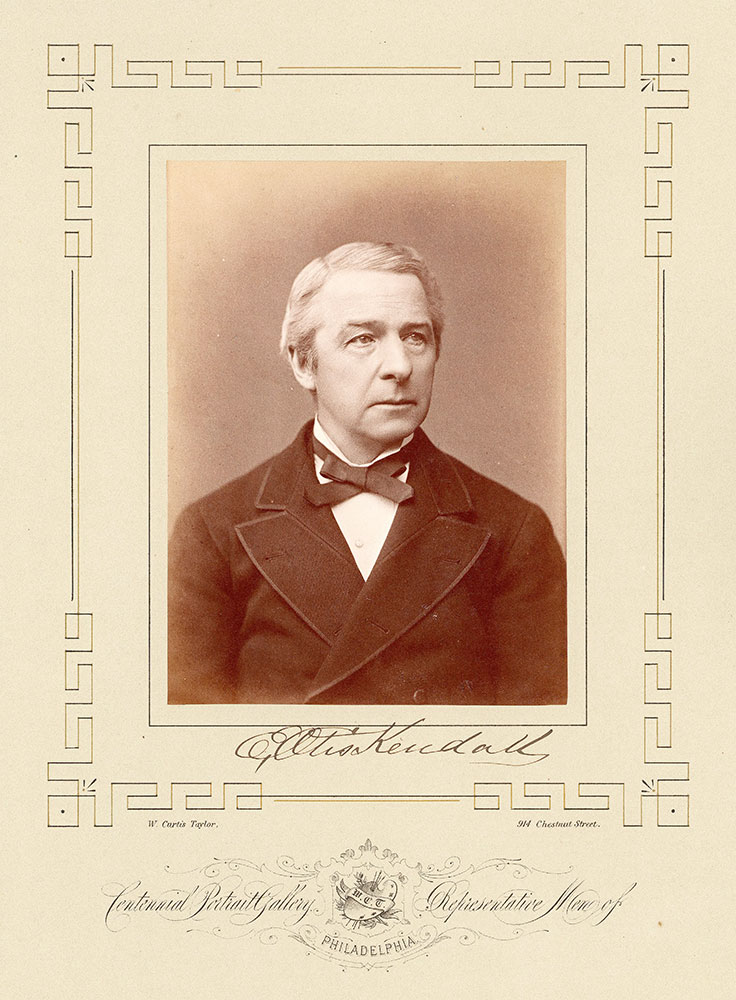 Portrait of Ezra Otis Kendall