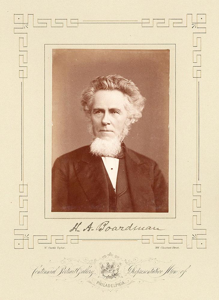 Portrait of The Rev. Henry Augustus Boardman, D.D.