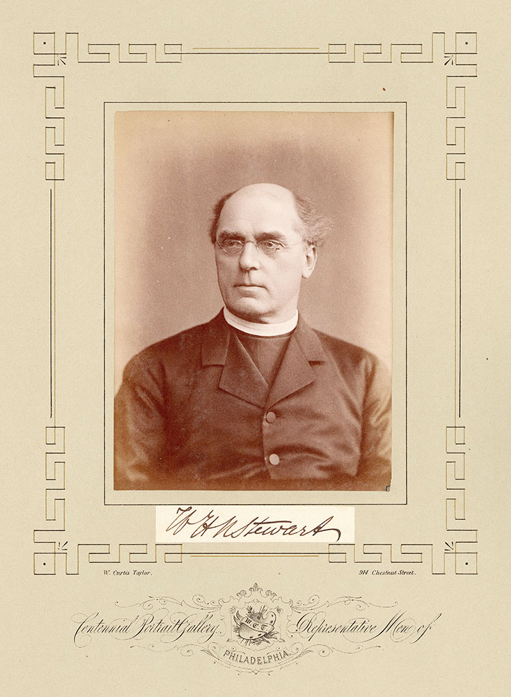 Portrait of The Rev. W. H. N. Stewart