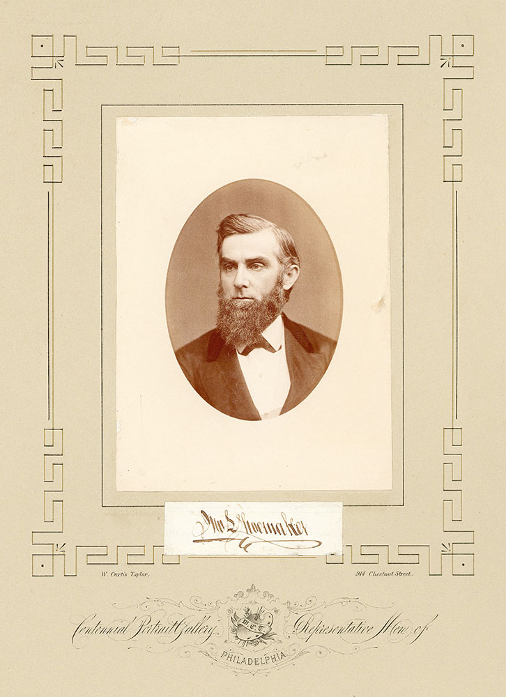 Portrait of John Longstreth Shoemaker