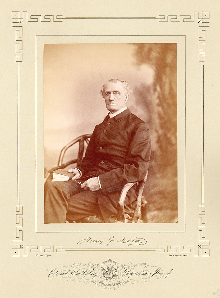 Portrait of the Rev. Henry Jackson Morton, D.D.