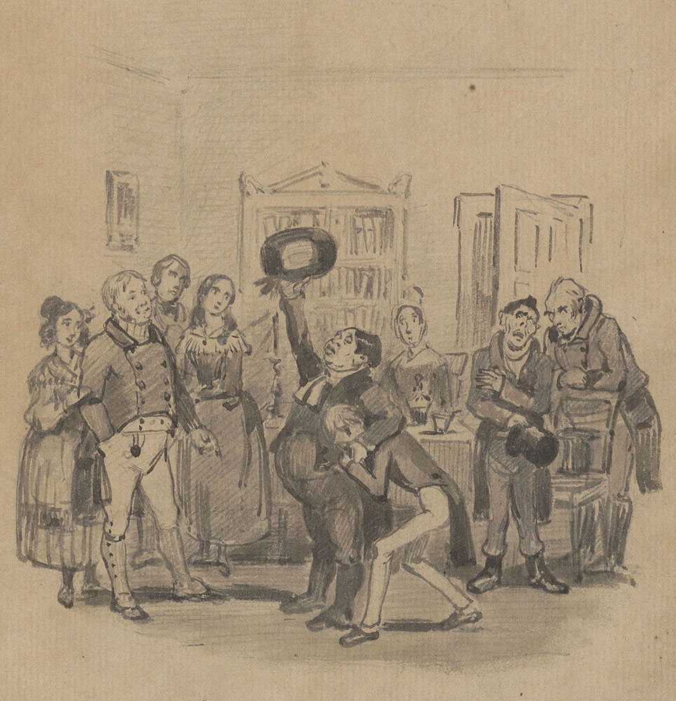 Original Drawing for Nicholas Nickleby